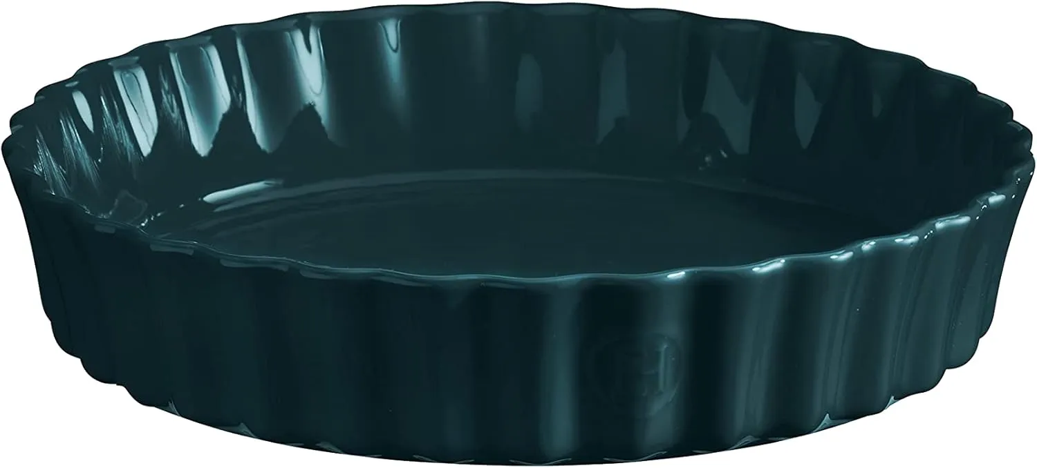 Emile Henry, 1.2 quart, Ocean Deep Flan Dish