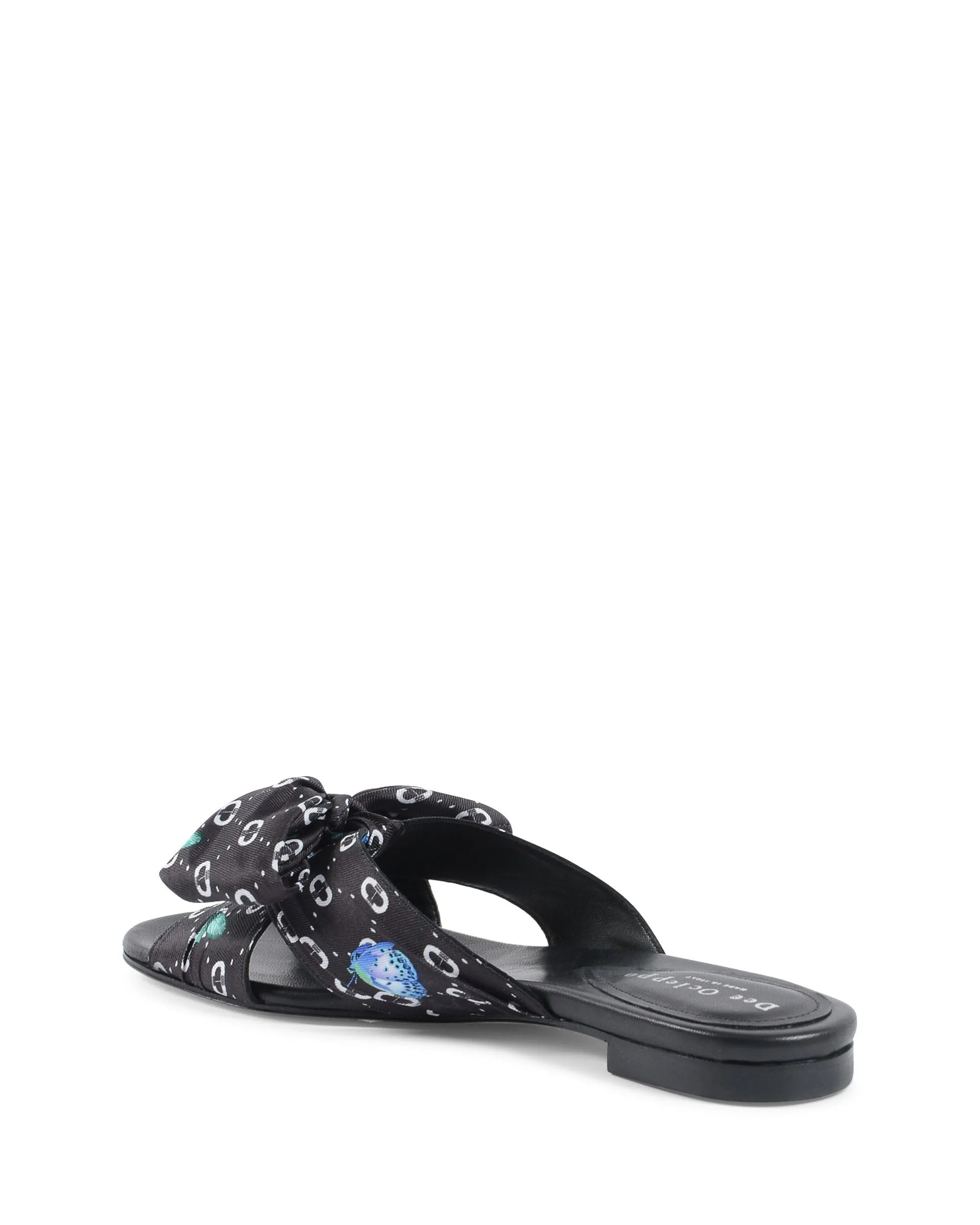 Emma Bow Mule Black