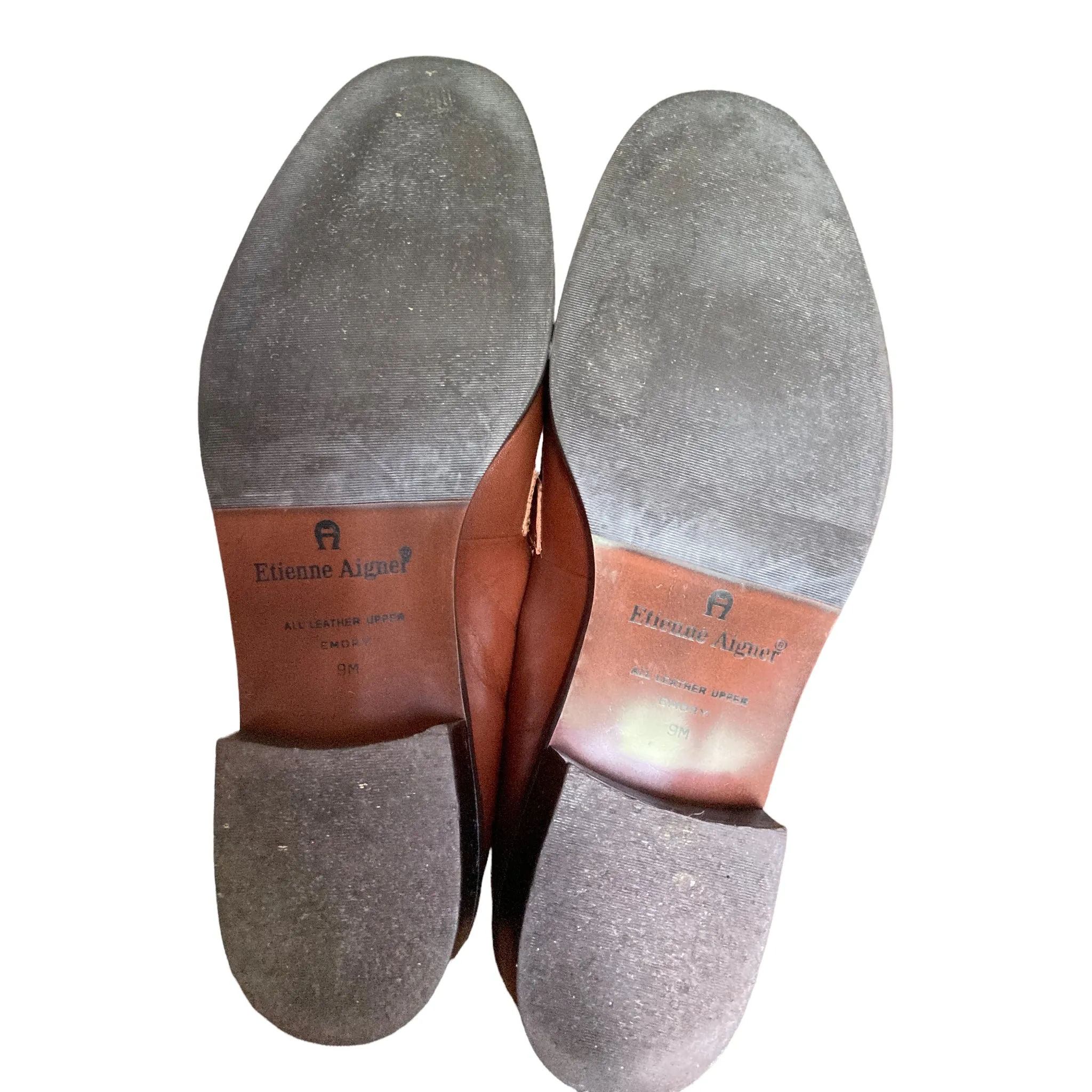Etienne Aigner Brown Loafer Shoes, 9