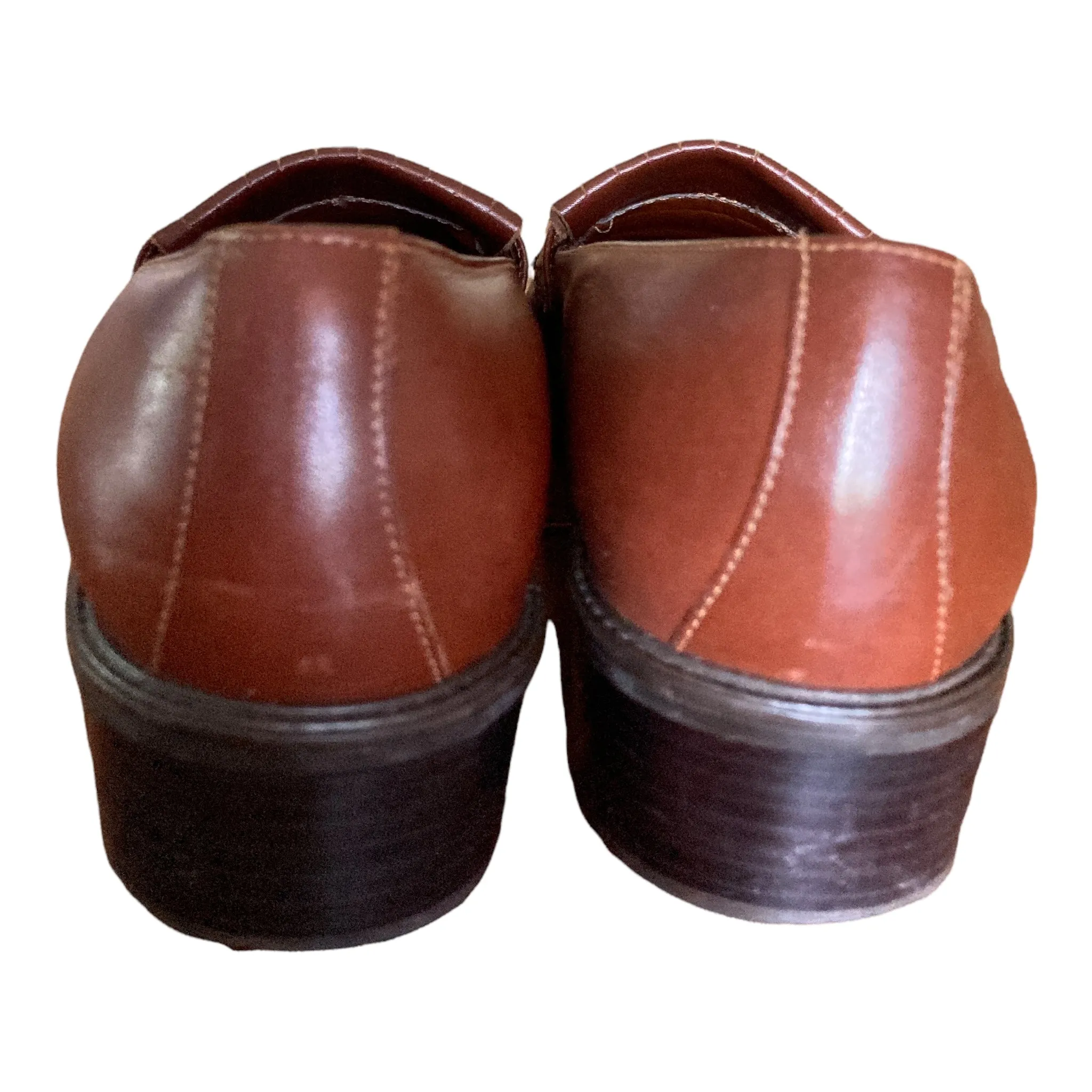 Etienne Aigner Brown Loafer Shoes, 9
