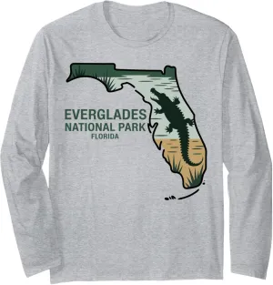 Everglades National Park Florida Wetlands Long Sleeve T-Shirt
