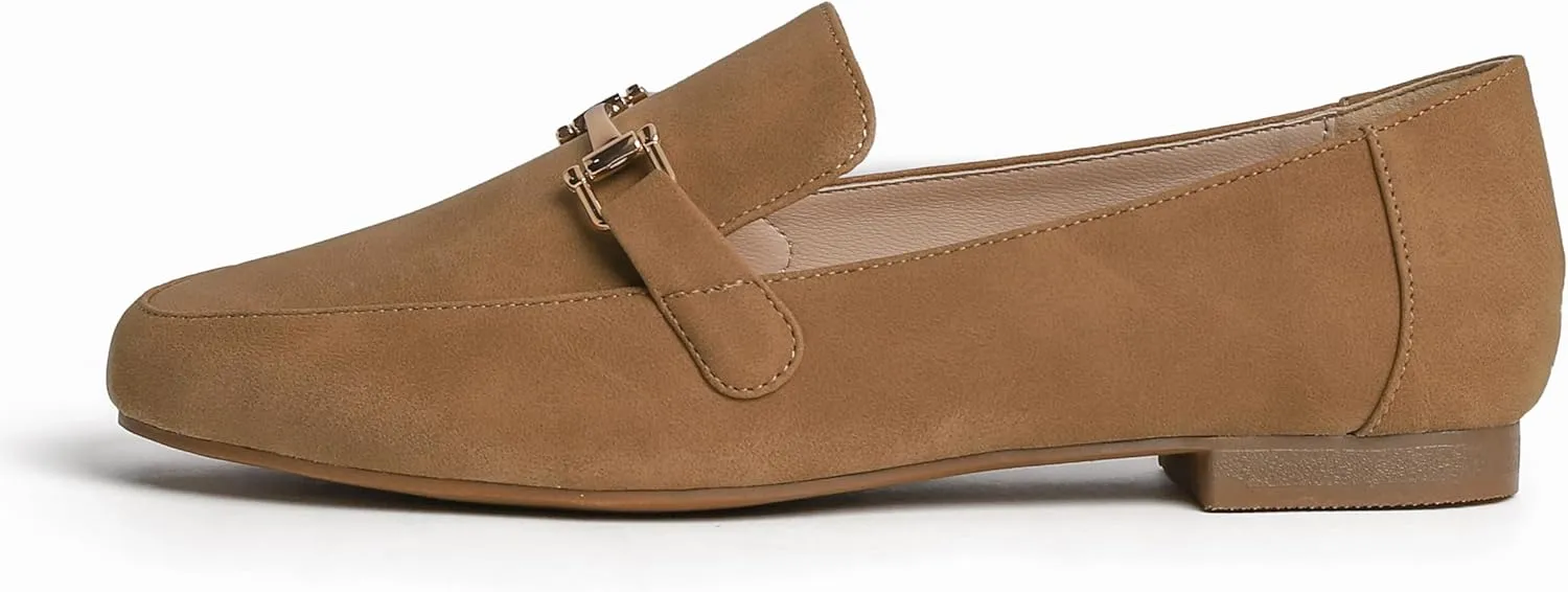 Feversole Women's Fashion Trim Deco Loafer Slippers