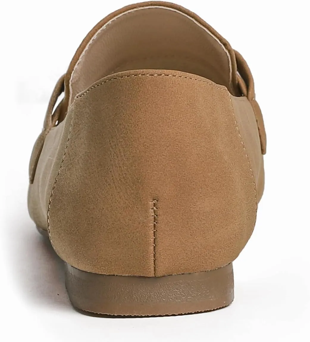 Feversole Women's Fashion Trim Deco Loafer Slippers
