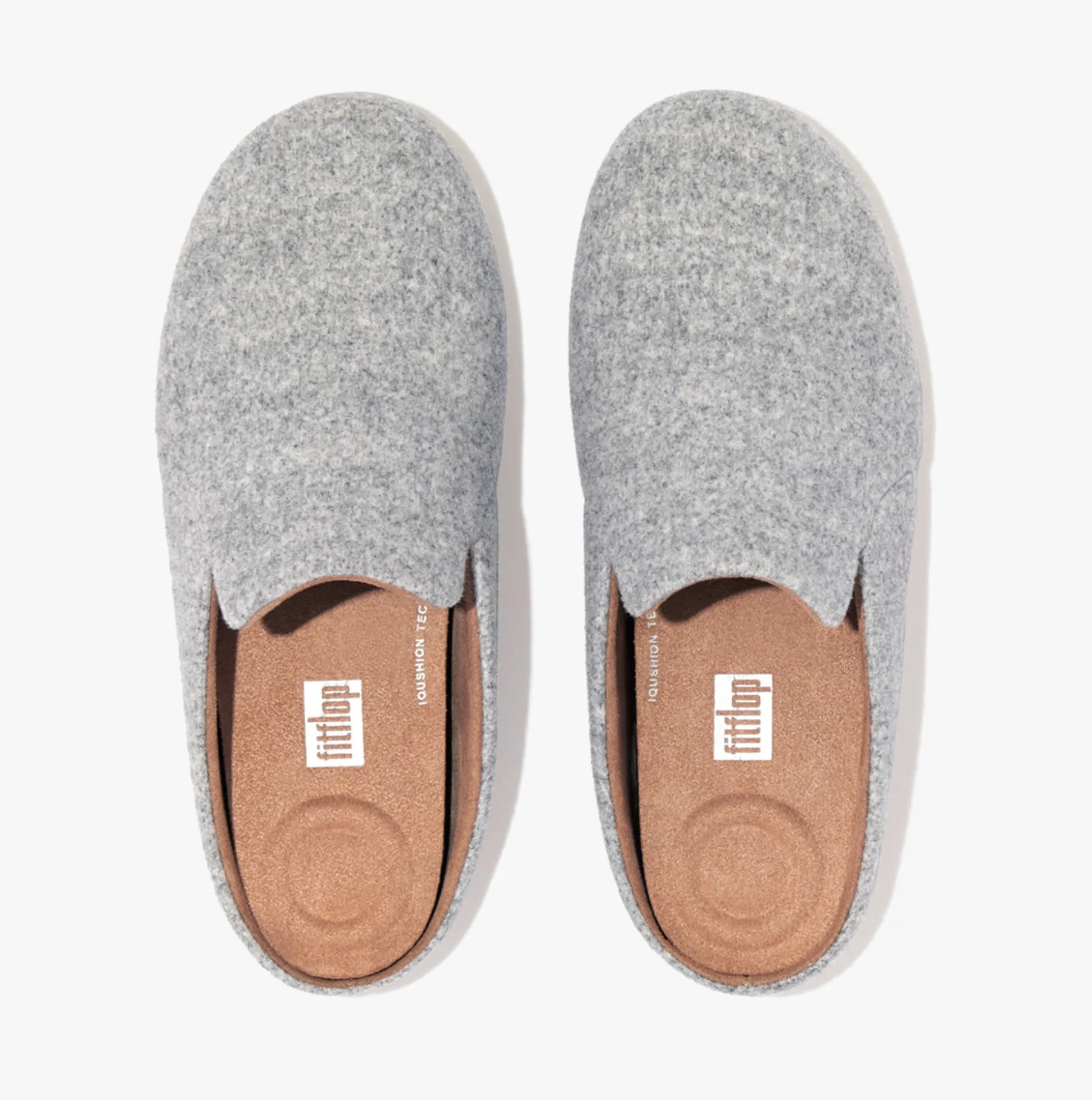 FitFlop CHRISSIE II HAUS FELT Womens Slippers Tiptoe Grey