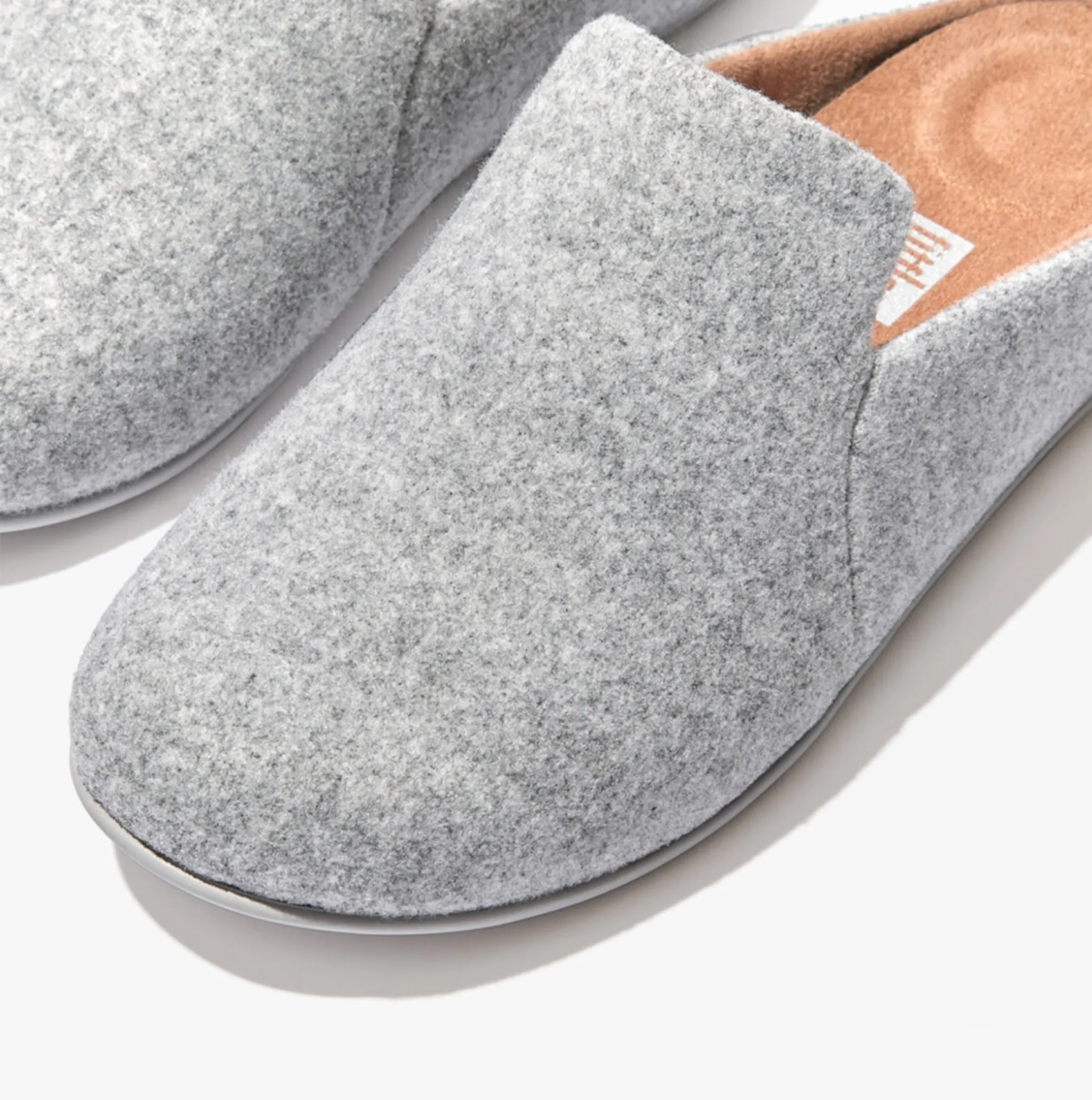 FitFlop CHRISSIE II HAUS FELT Womens Slippers Tiptoe Grey