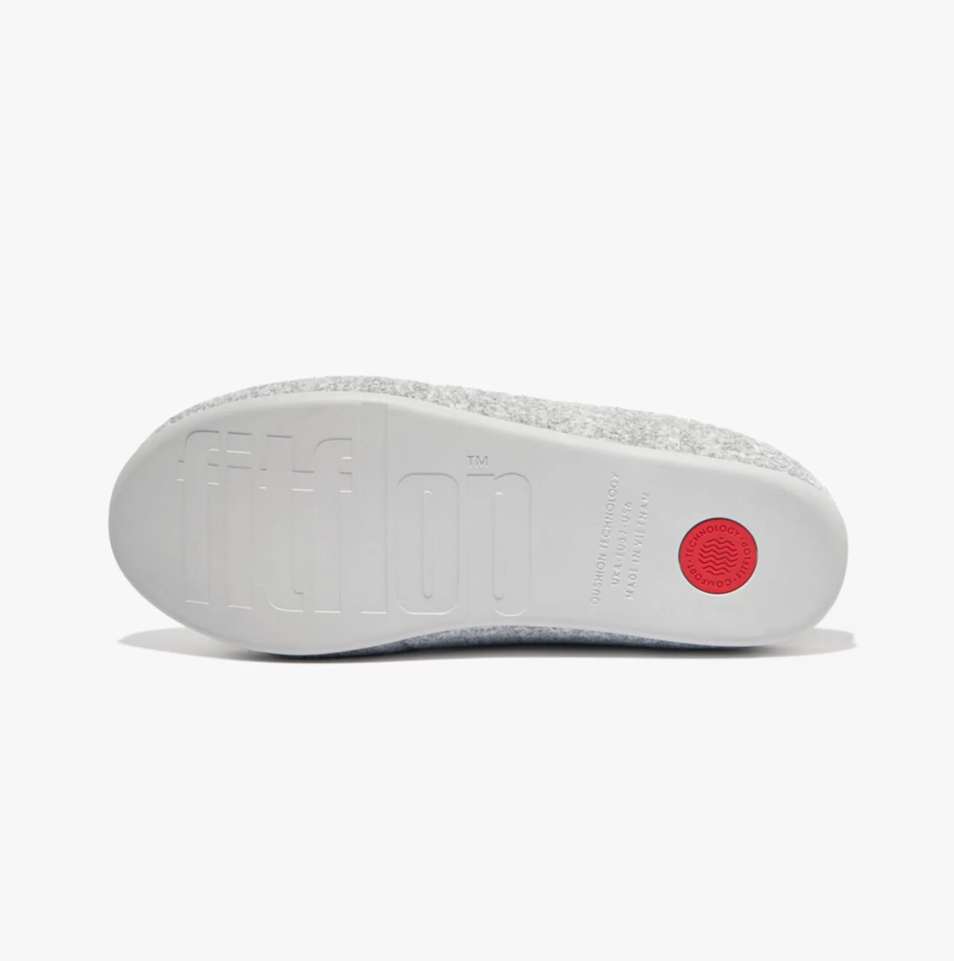 FitFlop CHRISSIE II HAUS FELT Womens Slippers Tiptoe Grey