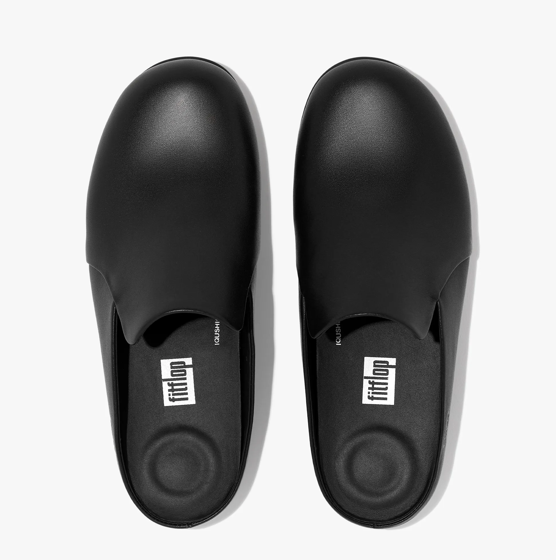 FitFlop CHRISSIE II HAUS Womens Leather Slippers All Black