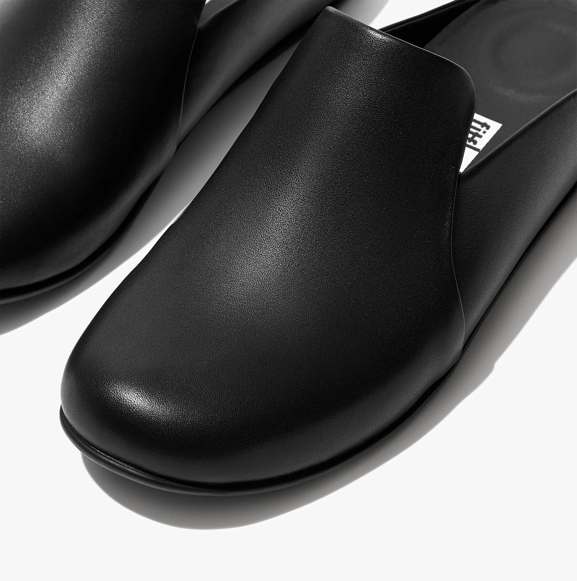 FitFlop CHRISSIE II HAUS Womens Leather Slippers All Black