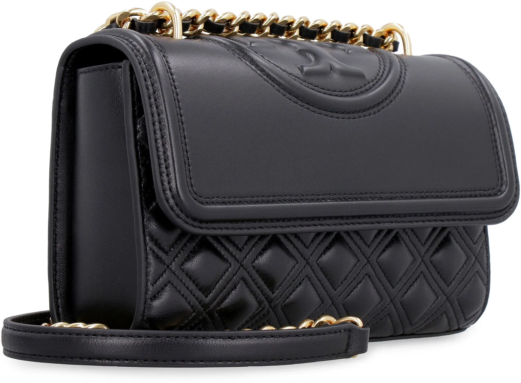 Fleming quilted leather shoulder bag