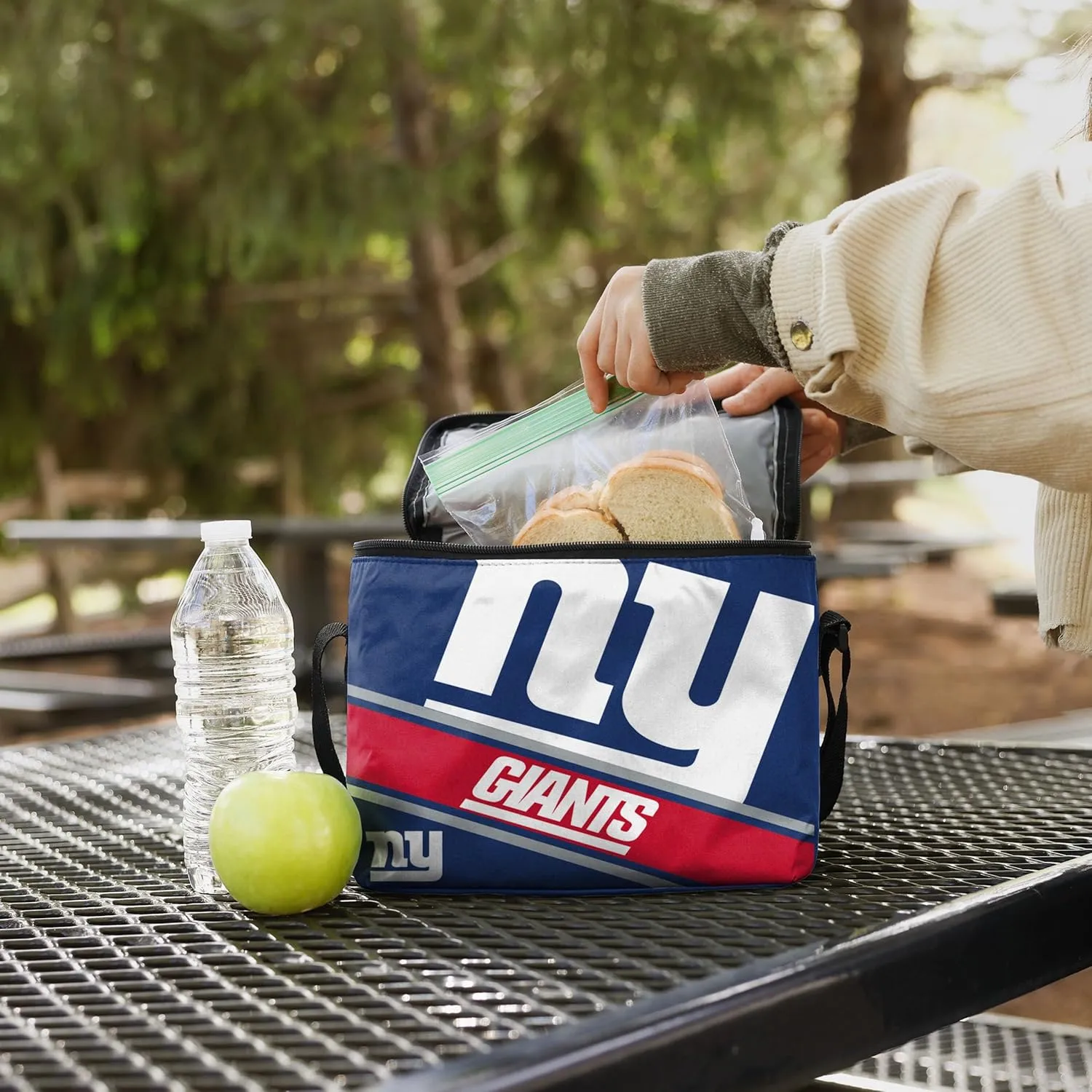 FOCO NFL Big Logo Stripe 6-Pack Cooler