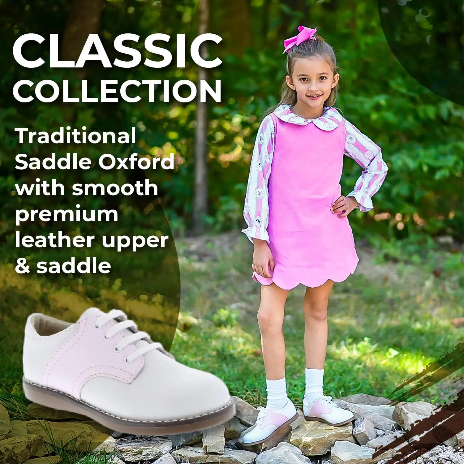 FootMates Cheer 3 Lace-Up (Infant/Toddler/Little Kid)
