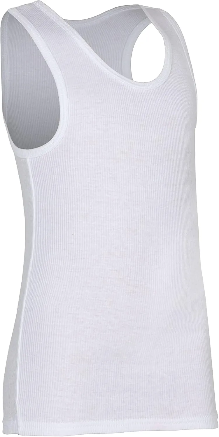 Fruit of the Loom Boys' Eversoft Cotton Undershirts, T Shirts & Tank Tops