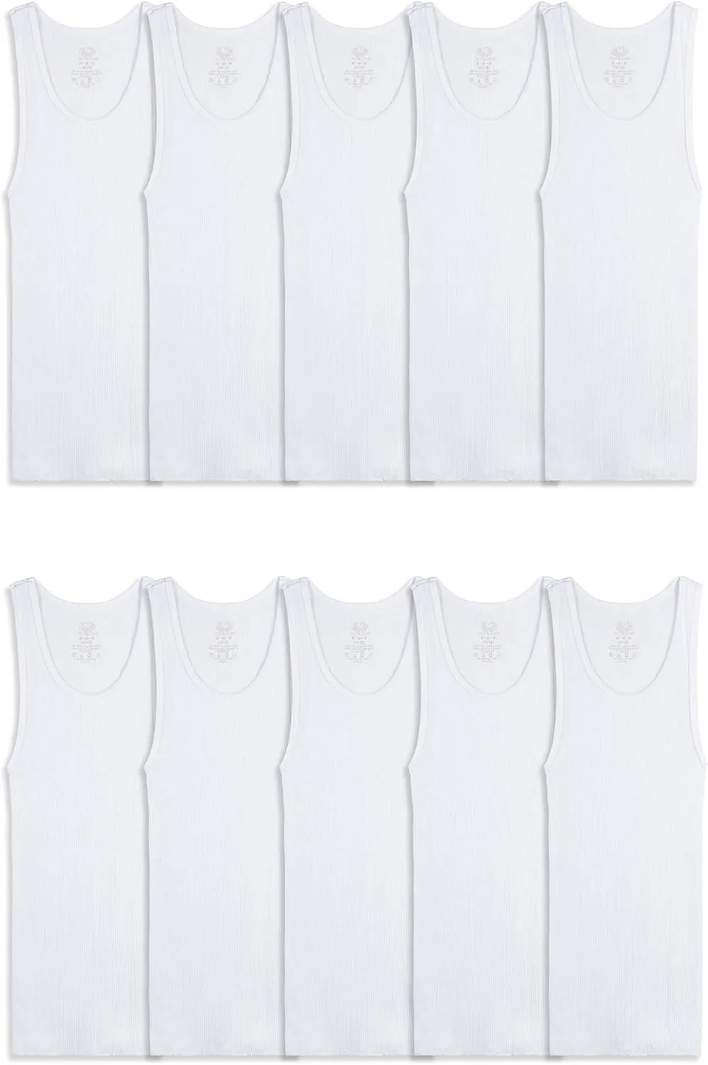 Fruit of the Loom Boys' Eversoft Cotton Undershirts, T Shirts & Tank Tops