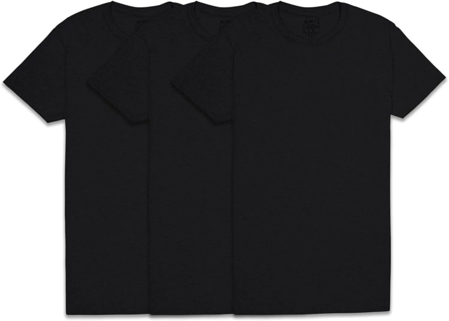 Fruit of the Loom Men's Crew Tee Undershirts, Moisture Wicking & Tag Free, Also Available in Big & Tall