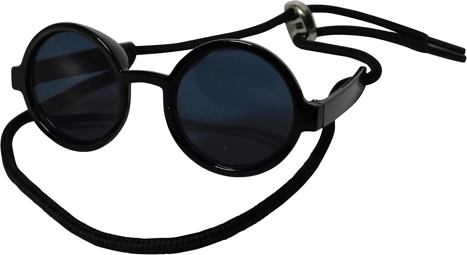 G016 Dog Cat Pet Round Sunglasses Goggles for Small Breed Dogs up to 15lbs (2-Pack Black   Pink)