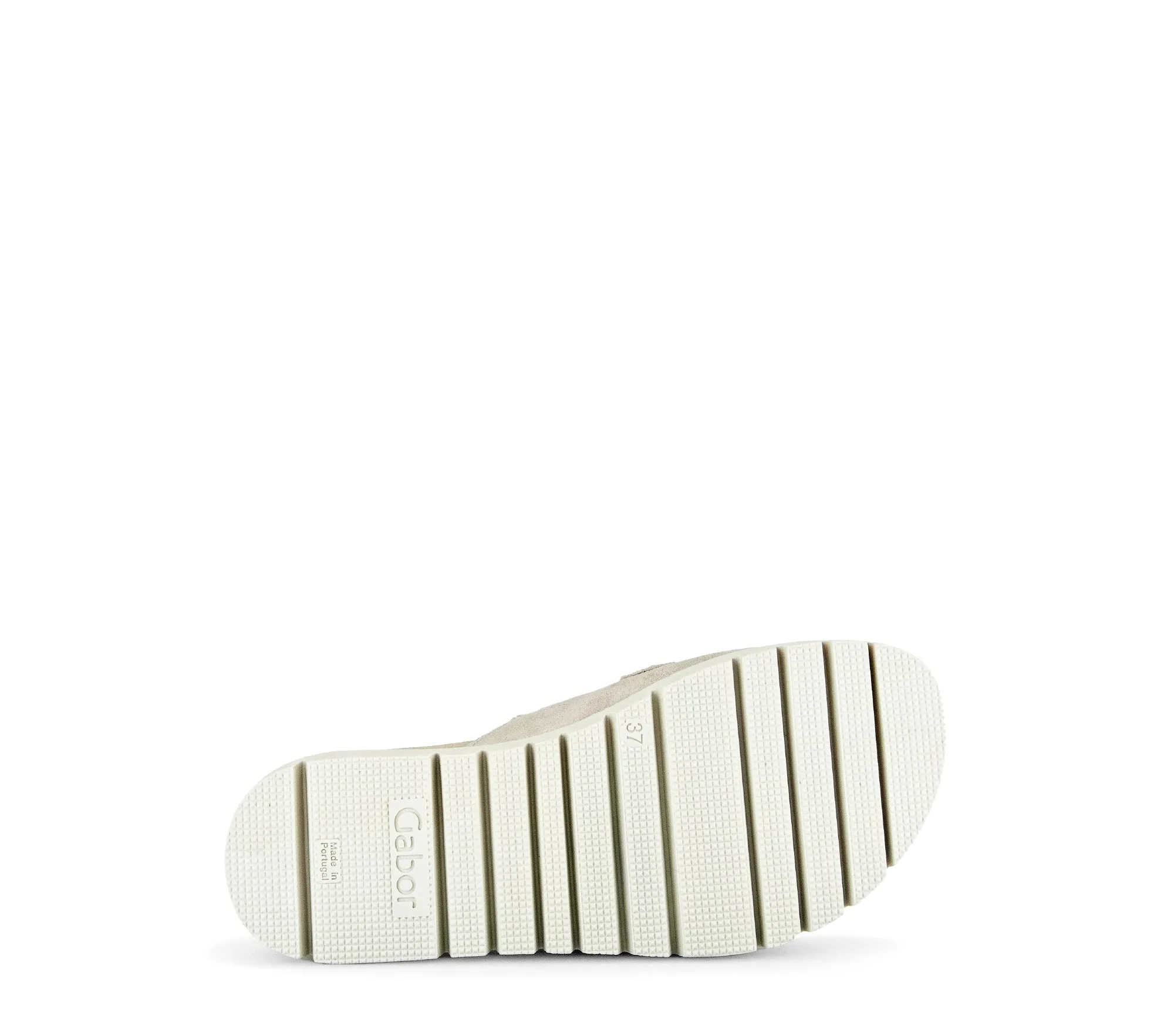 GABOR - 43.743.62 FLAT MULE WITH CHAIN DETAIL - GOLD