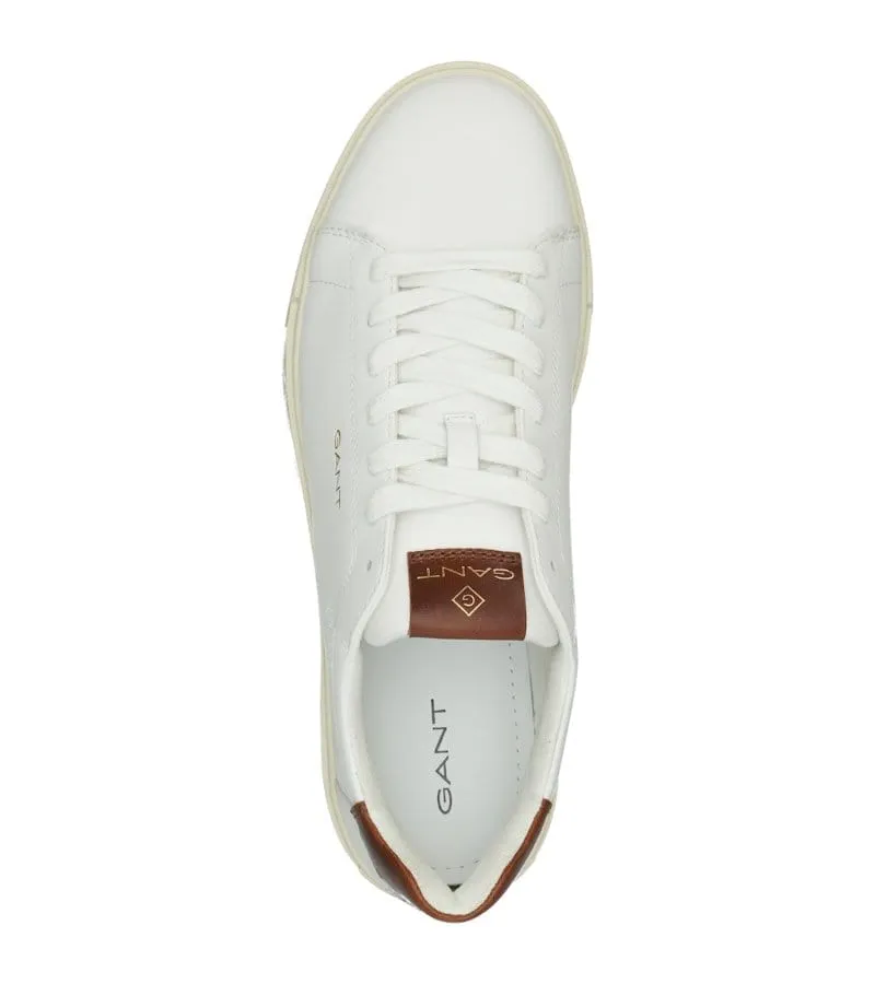Gant Mens Leather White Fashion Trainer - McJulien 27631219