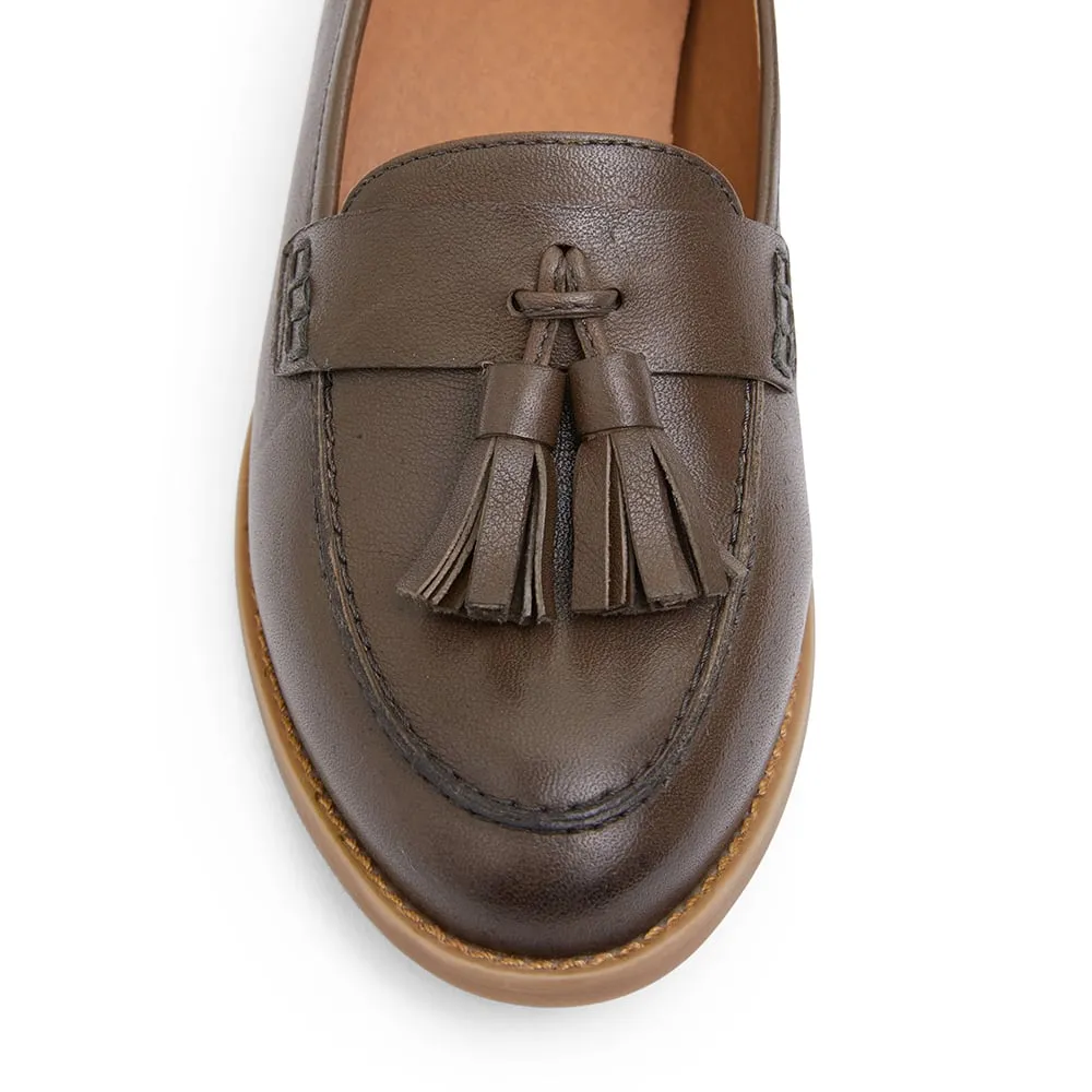 Gazebo Loafer in Khaki Leather