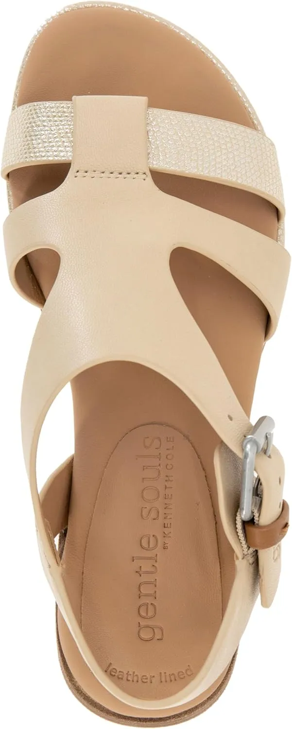 Gentle Souls by Kenneth Cole Women's Haisley Flat Sandal