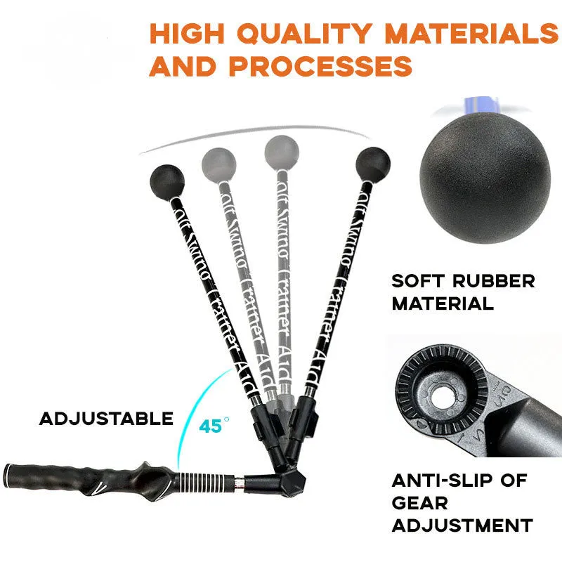 Golf Swing Training Aid Stick Posture Corrector Practice Swing Trainer