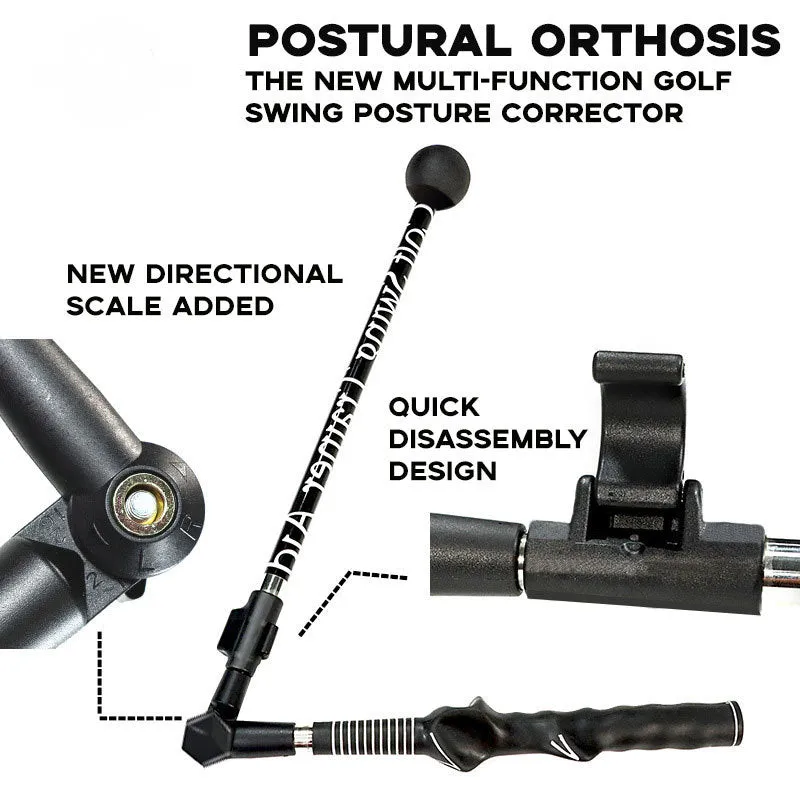 Golf Swing Training Aid Stick Posture Corrector Practice Swing Trainer