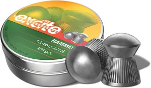 H&N Excite Hammer .22 Caliber Domed Pellets (150 Count)