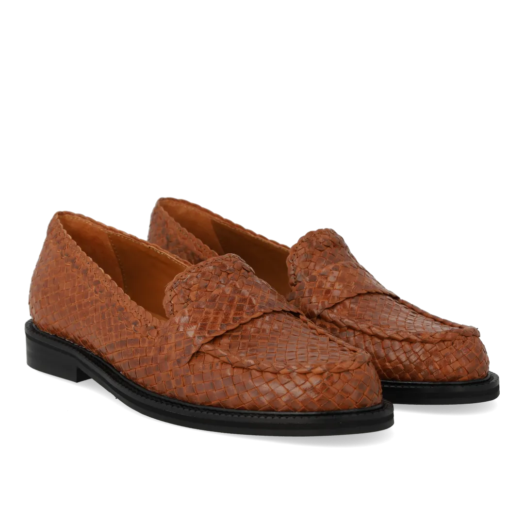 Handgeflochtene penny Loafer