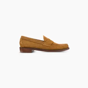 Handsewn Penny Loafer  - Tobacco Suede