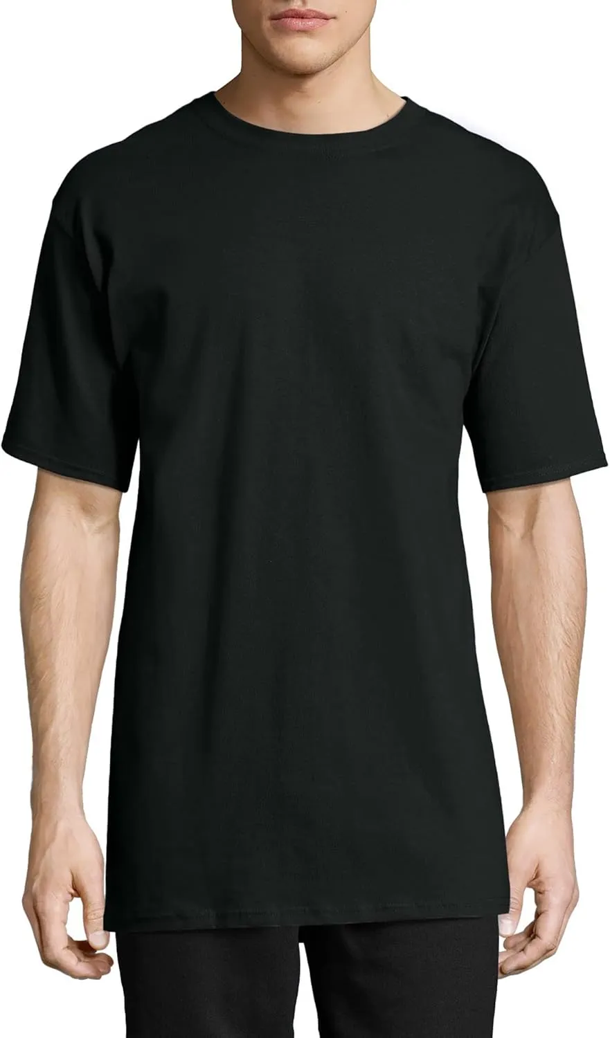 Hanes Men's Beefy-t T-Shirt, Classic Heavyweight Cotton Tee, 1 Or 2 Pack, Available in Tall Sizes