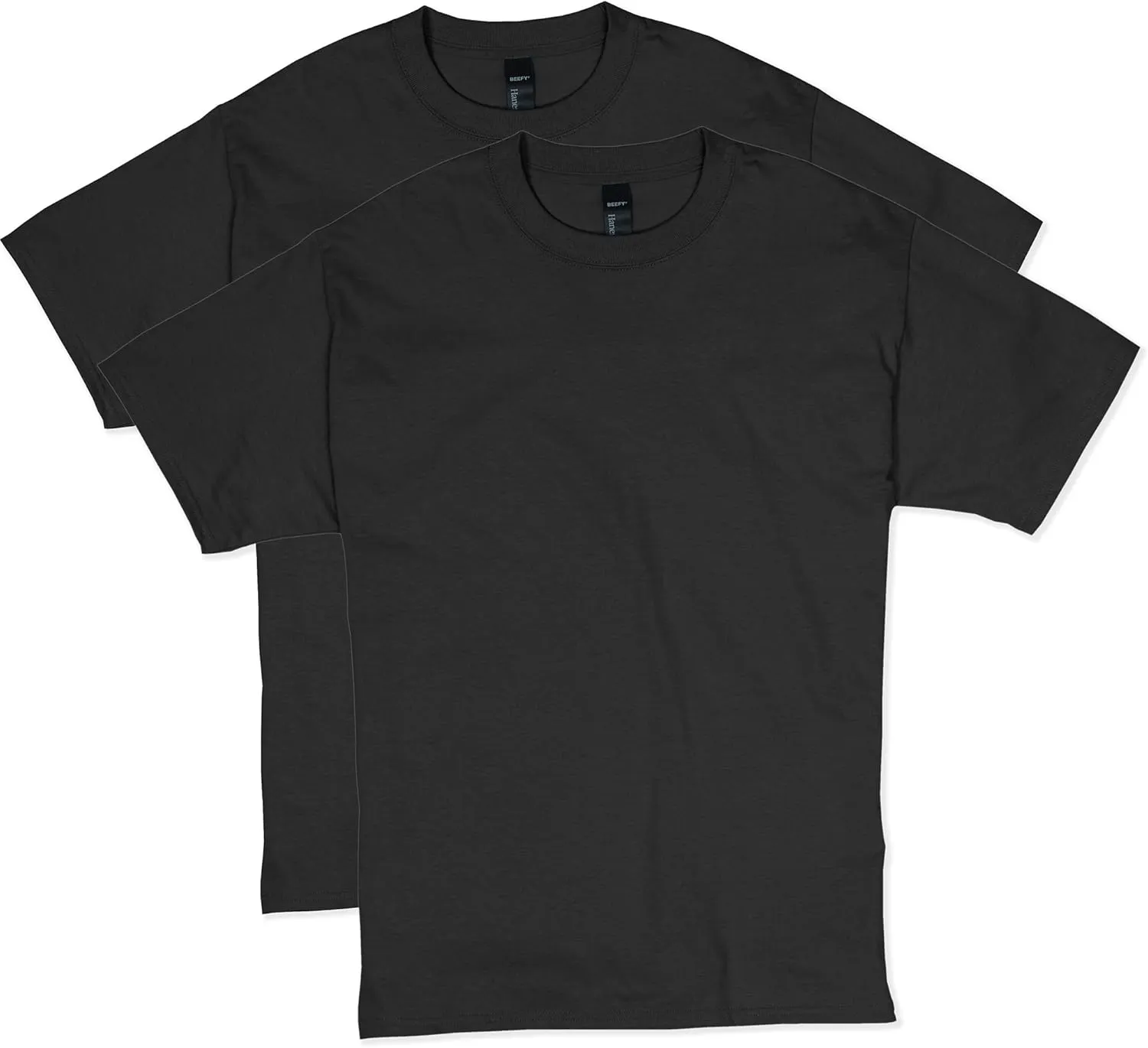 Hanes Men's Beefy-t T-Shirt, Classic Heavyweight Cotton Tee, 1 Or 2 Pack, Available in Tall Sizes