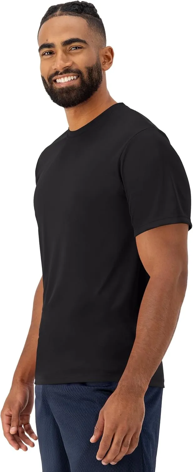 Hanes Men's Cool Dri Performance T-Shirt, Moisture-Wicking Short Sleeve Tee, 40  UPF Protection, 2 Or 5 Pack