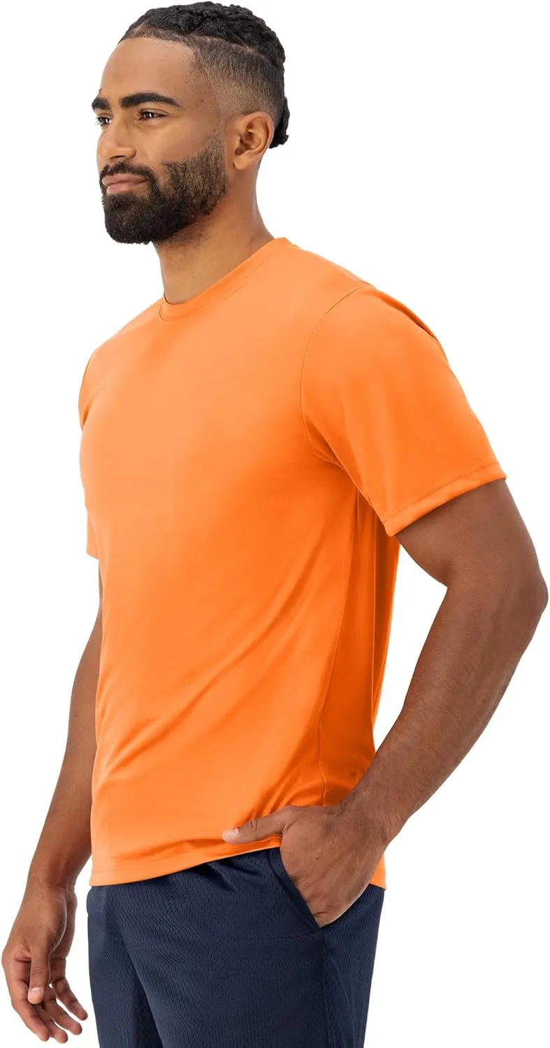 Hanes Men's T-shirt Pack, Cool Dri Moisture-wicking Performance T-shirt, Performance Tee, 40  Upf Protection, 2-pack