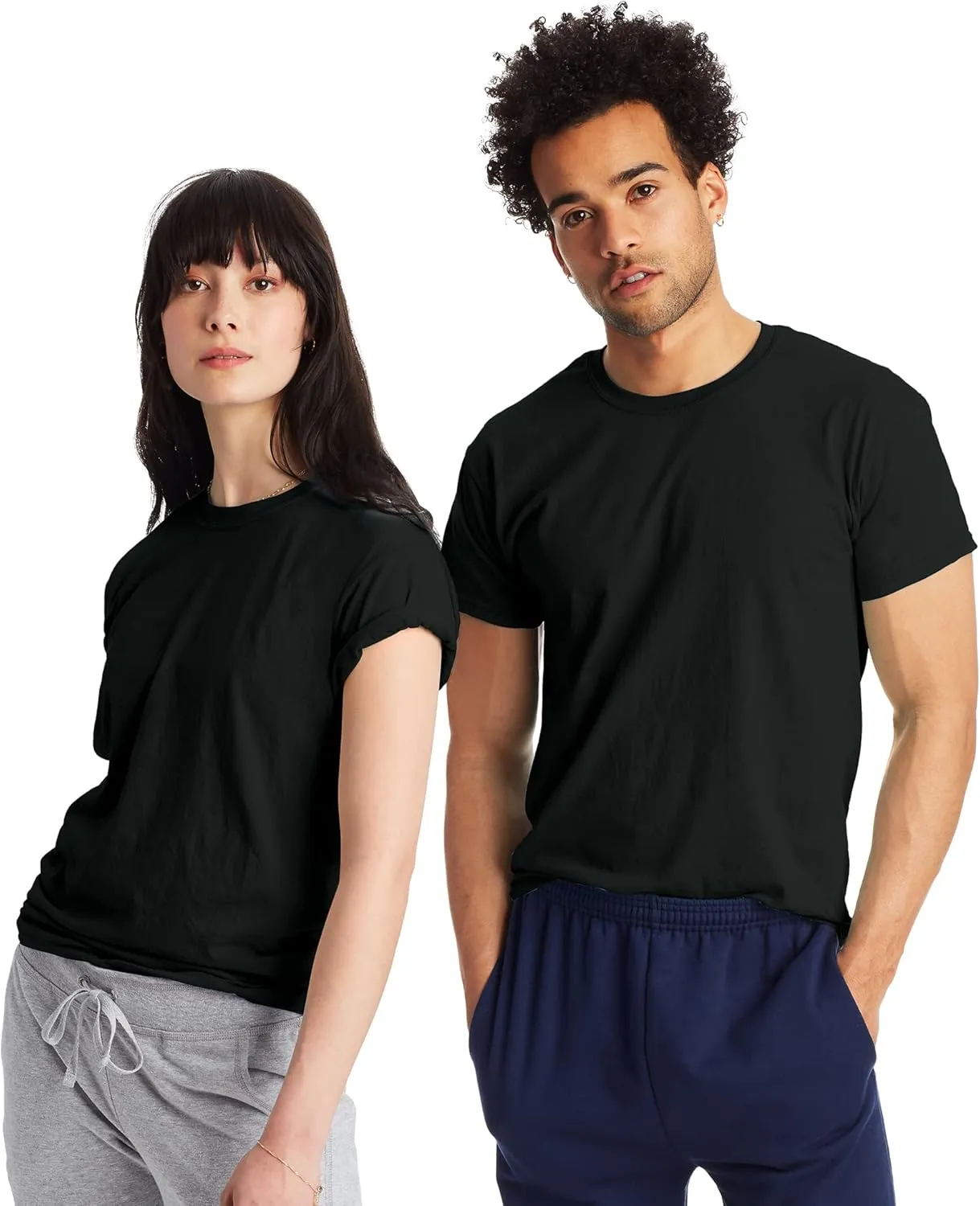 Hanes Men's X-Temp Performance T-Shirt Pack, Cotton Blend Moisture-Wicking Tees for Men, 2-Pack
