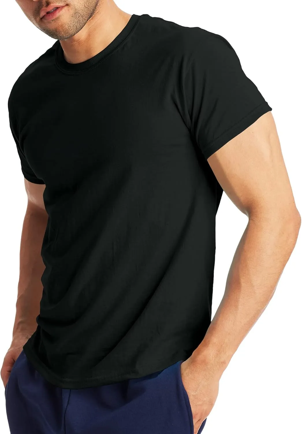 Hanes Men's X-Temp Performance T-Shirt Pack, Cotton Blend Moisture-Wicking Tees for Men, 2-Pack