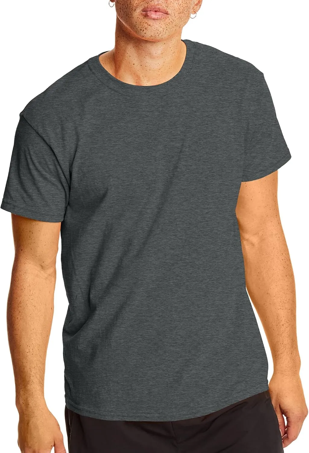 Hanes Men's X-Temp Performance T-Shirt Pack, Cotton Blend Moisture-Wicking Tees for Men, 2-Pack