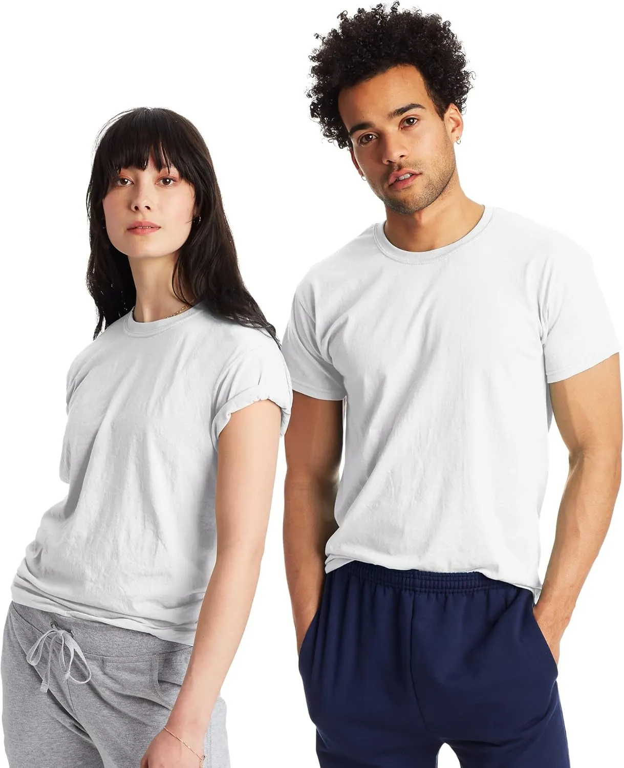 Hanes Men's X-Temp Performance T-Shirt Pack, Cotton Blend Moisture-Wicking Tees for Men, 2-Pack