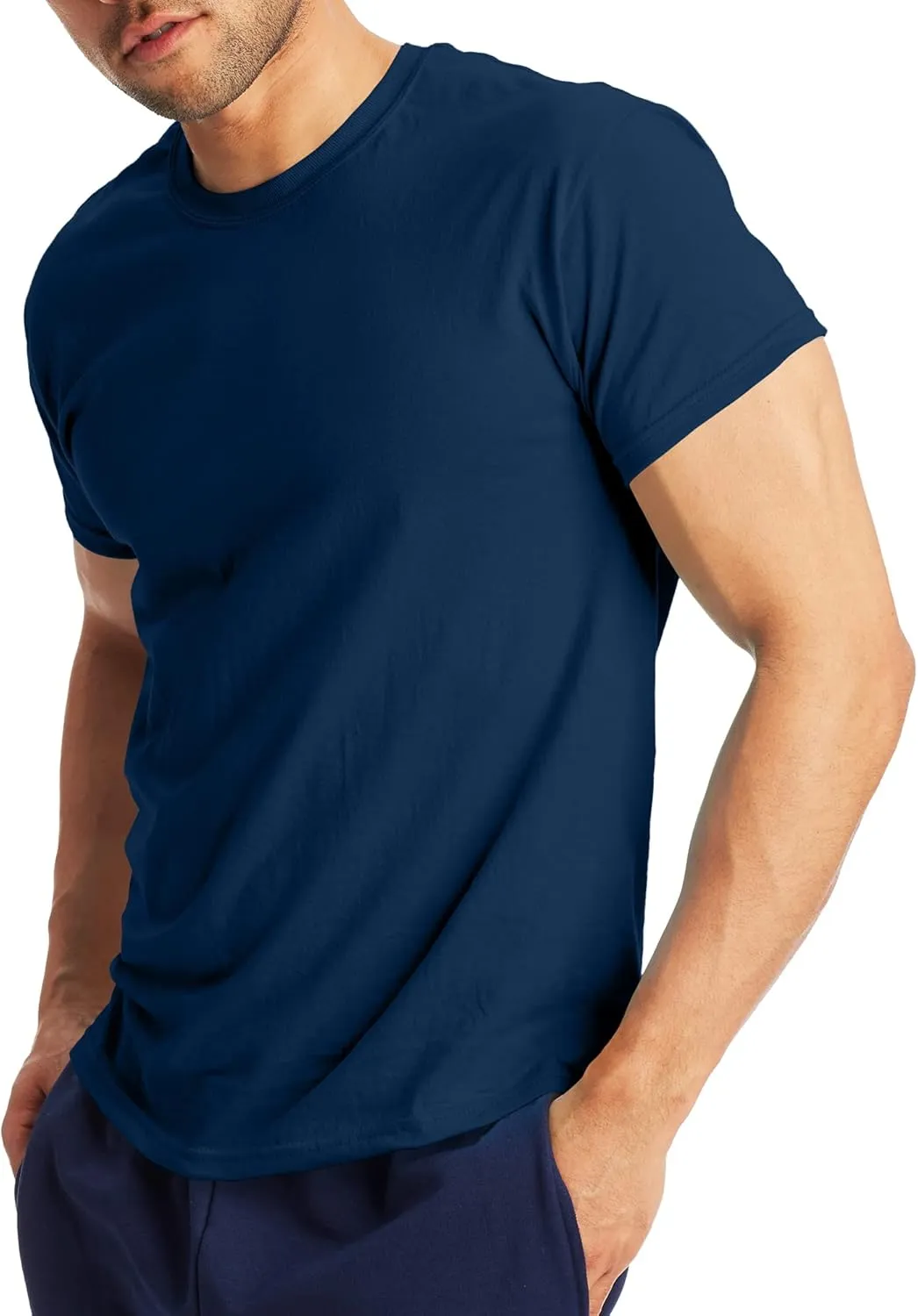 Hanes Men's X-Temp Performance T-Shirt Pack, Cotton Blend Moisture-Wicking Tees for Men, 2-Pack