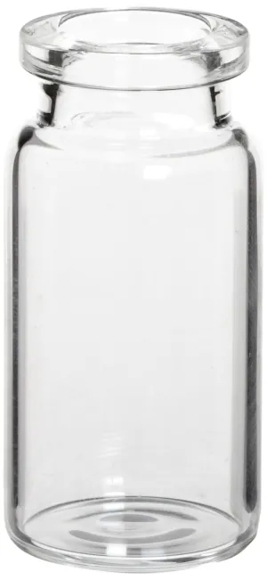 Headspace Vial, 10mL, Round Bottom, Beveled Edge, 23mm Diameter (Case of 100)