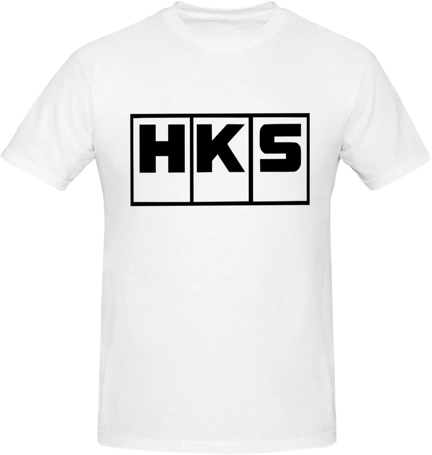 Hks Japanese Aftermarked Car Parts Flag T-Shirt Men's Classic Basic Homecoming Basic Spring Short Sleeve Tops-