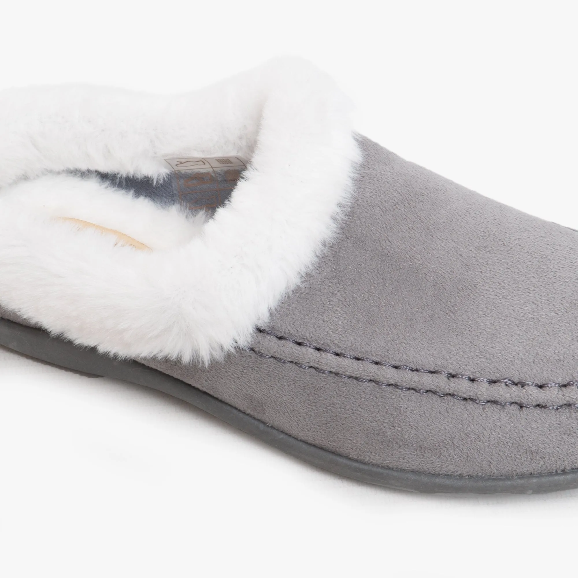 HOS Comfort APACHE Womens Slip On Mules Grey