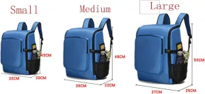 IOCCIOBB First Aid Kit Bag, Empty Emergency First Aid Medical Backpacks Travel Rescue Bag,First Responder Storage Survival Trauma Emergency Backpack For Hiking Camping(A04,S)
