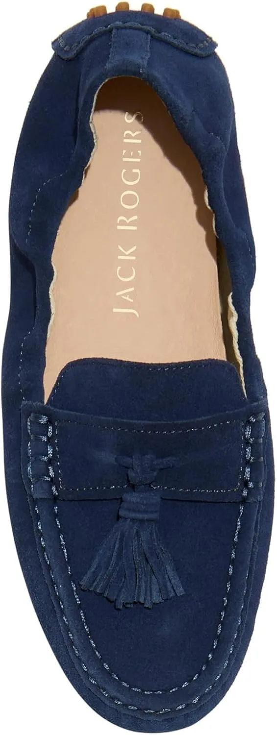 Jack Rogers Women's Bedon Tassel Driver-Suede Loafer