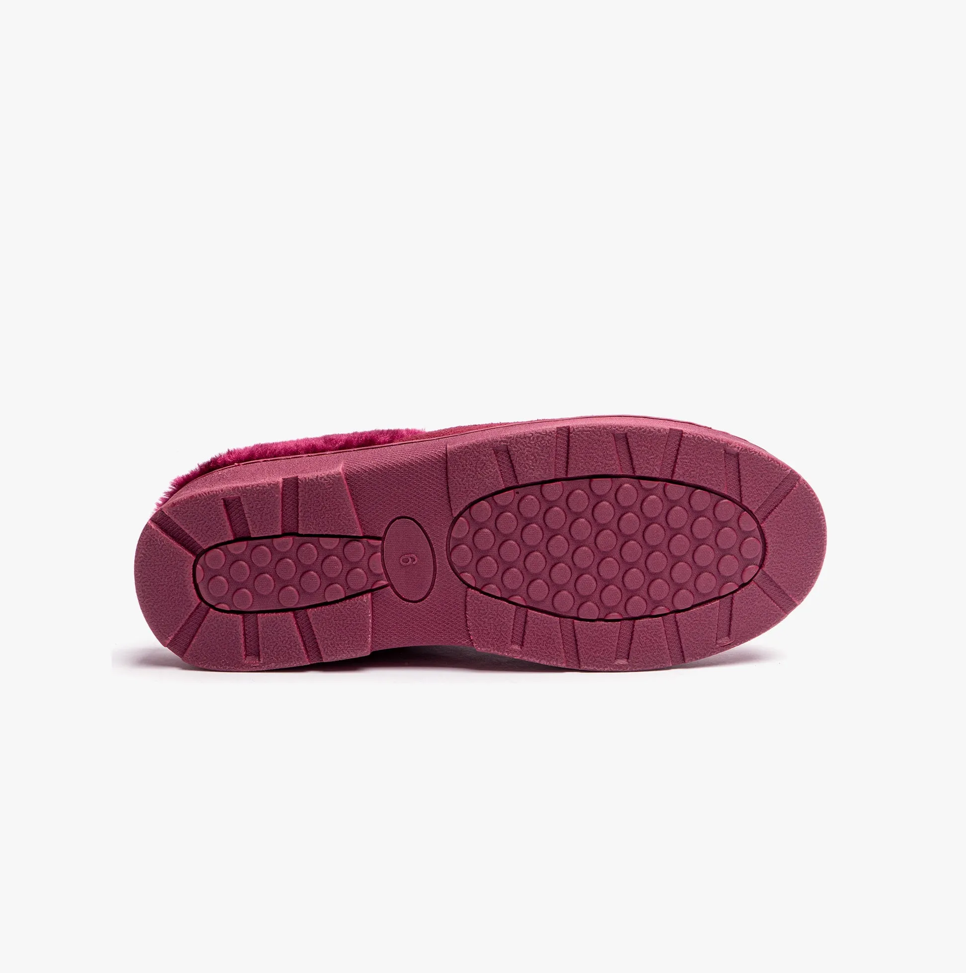 Jo & Joe SNUGGLE Womens Slippers Burgundy