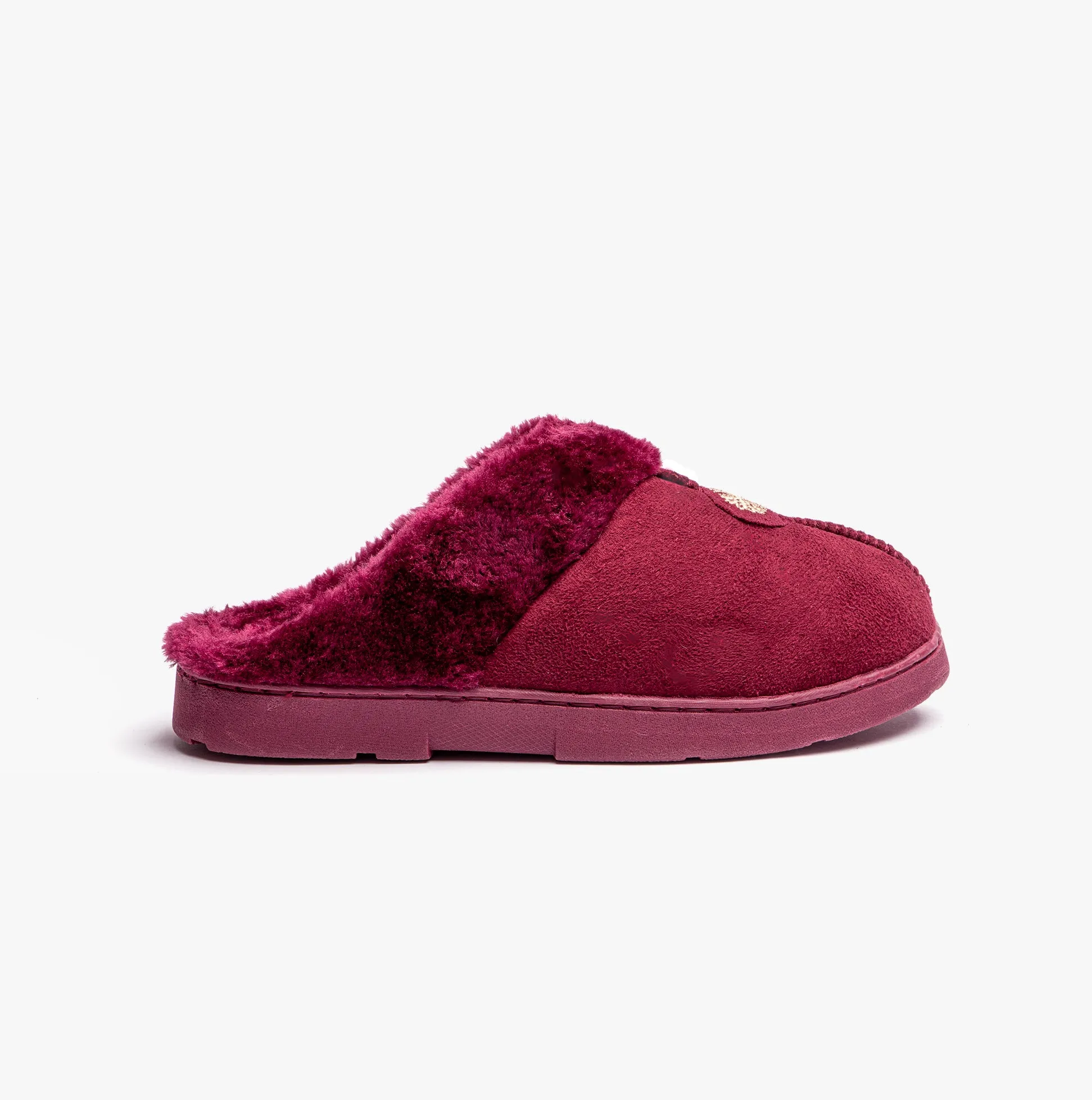 Jo & Joe SNUGGLE Womens Slippers Burgundy