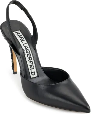 KARL LAGERFELD womens Caslynn Slingback Pump