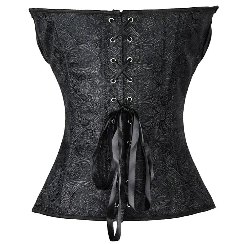 L Sexy Slimming Corsets Waist Trainer Body Shaper Fajas Gothic Corset Lace Up Boned Corselete Shapewear Women Clothes Plus Size