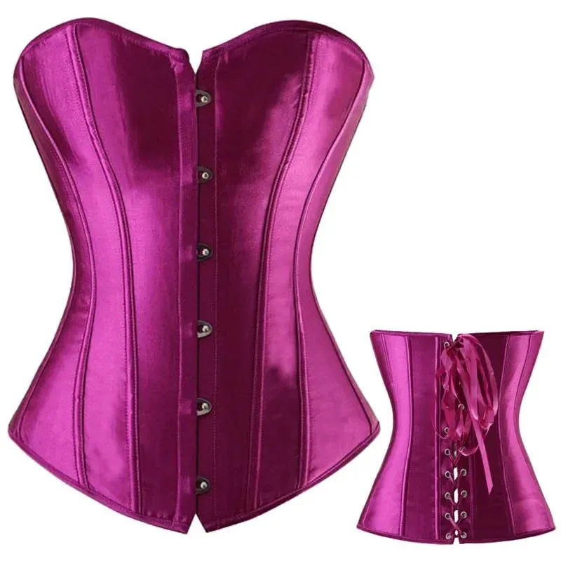 L Sexy Slimming Corsets Waist Trainer Body Shaper Fajas Gothic Corset Lace Up Boned Corselete Shapewear Women Clothes Plus Size
