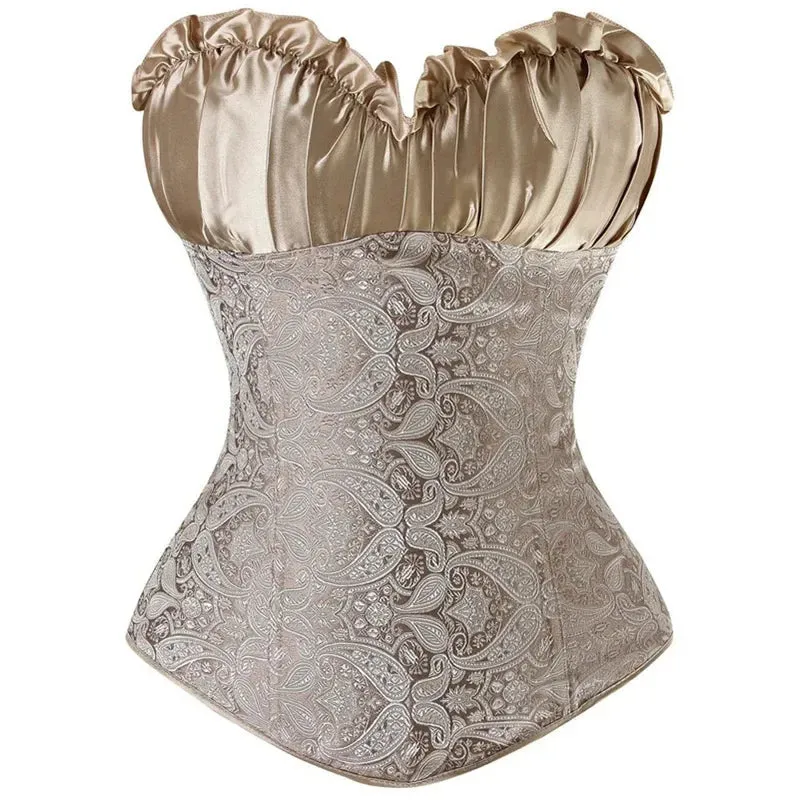 L Sexy Slimming Corsets Waist Trainer Body Shaper Fajas Gothic Corset Lace Up Boned Corselete Shapewear Women Clothes Plus Size