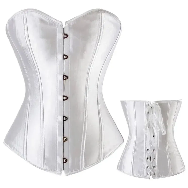L Sexy Slimming Corsets Waist Trainer Body Shaper Fajas Gothic Corset Lace Up Boned Corselete Shapewear Women Clothes Plus Size