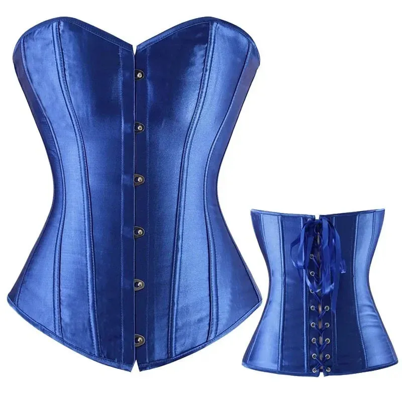 L Sexy Slimming Corsets Waist Trainer Body Shaper Fajas Gothic Corset Lace Up Boned Corselete Shapewear Women Clothes Plus Size